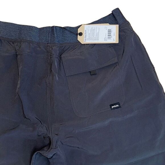 NWT prAna Super Mojo Short II sz XL in dark iron gray athletic casual - Picture 6 of 6